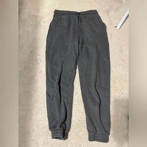 Divided grey sweat pants